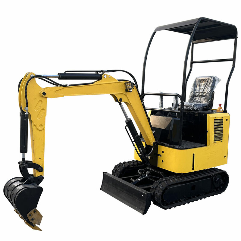 Multifuncional Crawler Tipo Mini Escavadeira, Site Construction Machinery, Personalizado, Pequeno, 20