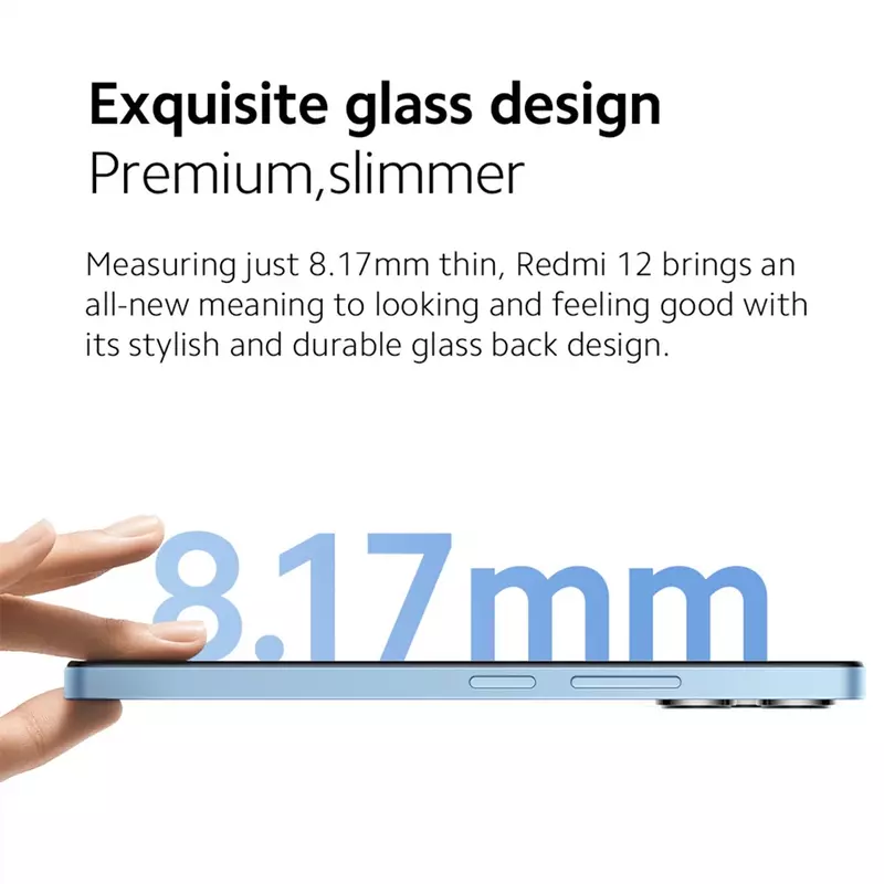 Смартфон Xiaomi Redmi 12, 8 + 256 ГБ, 6,79 дюйма, 18 Вт, IP53