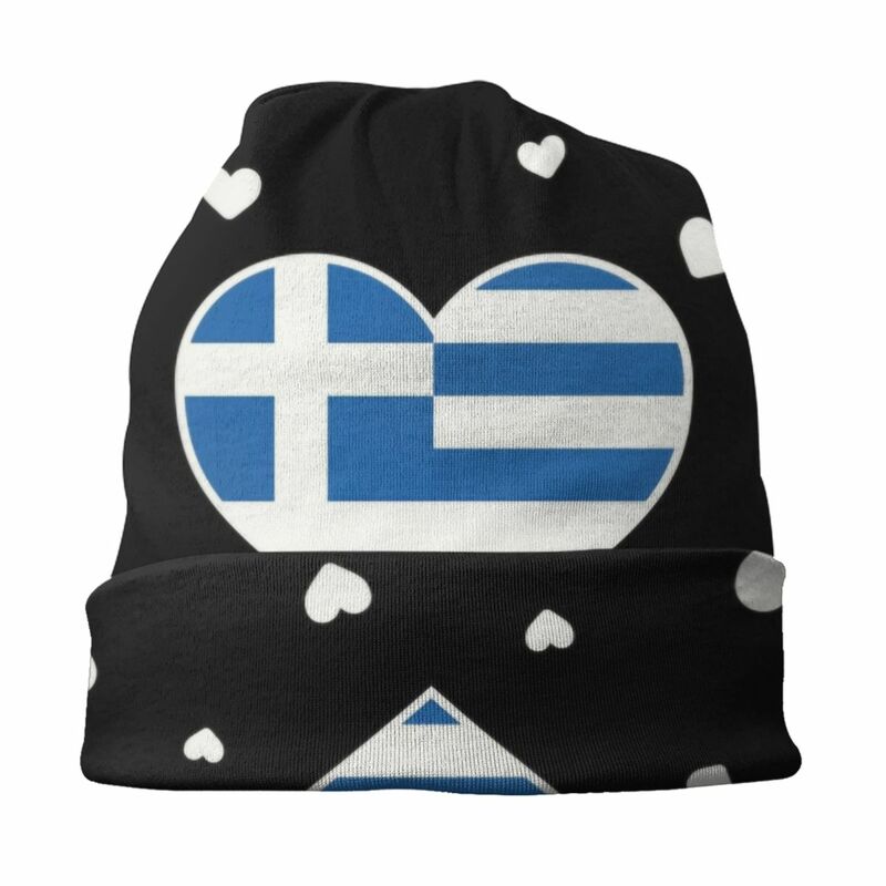 Unisex malha Bonnet chapéus, Skullies, gorros Caps, projetos do coração, grego, amor, quente, Streetwear, adulto, homens, mulheres, inverno