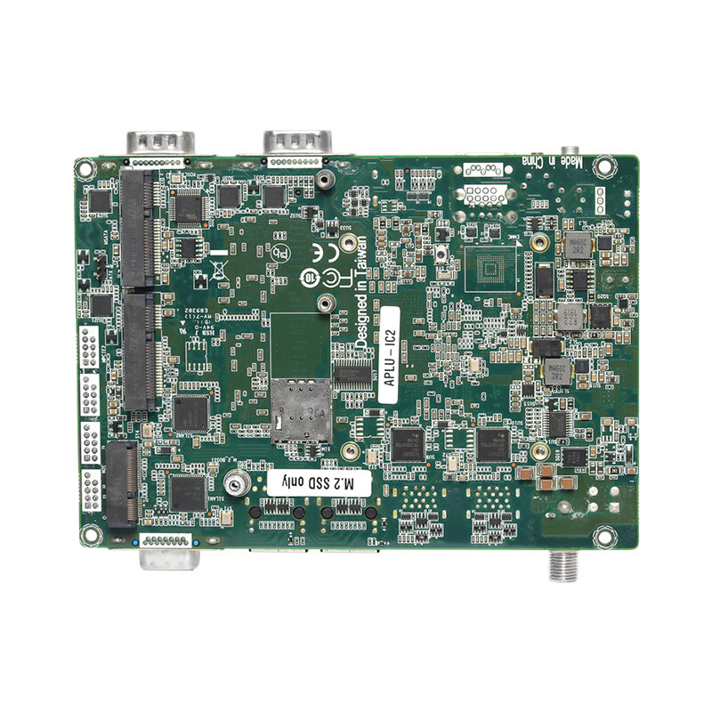 BEBEPC Low Consumption Inter Atom E3940 Mini Indusrial Fanless PC with 2 Inter-I211 1000mb Ethernet LAN and 2 RS232 COM