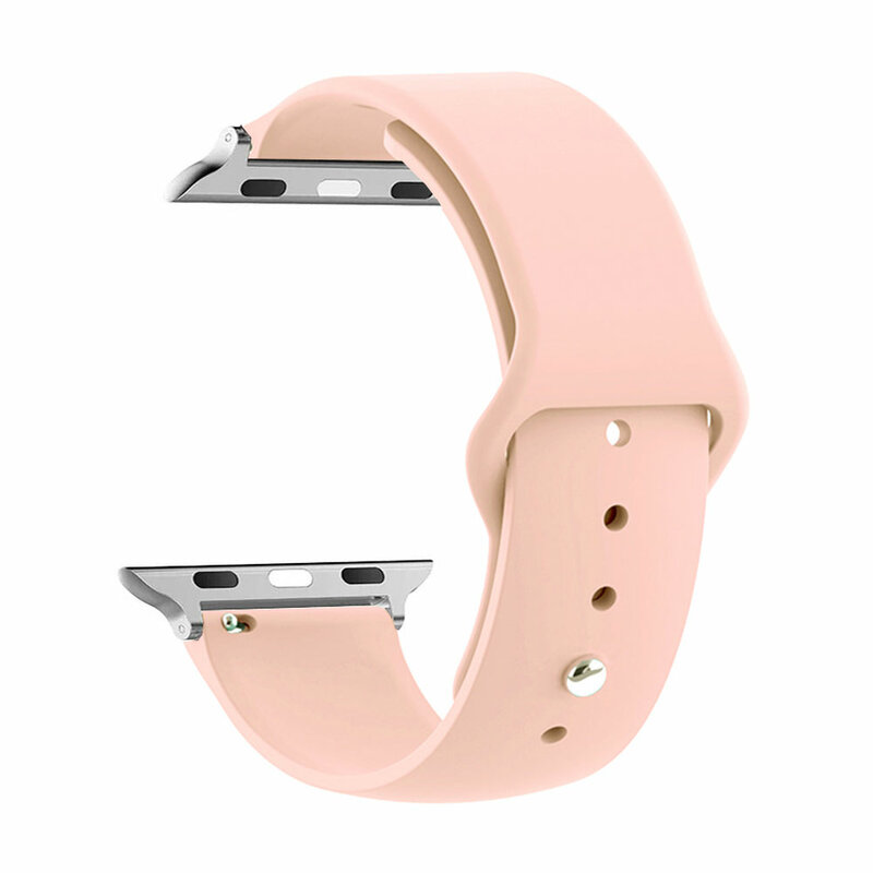 Strap For Apple Watch Bands 40mm 44mm 49mm 45mm 41mm 38mm 42mm Silicone Belt Bracelet iWatch Series Se 9 8 7 6 5 3 Ultra 2 Band