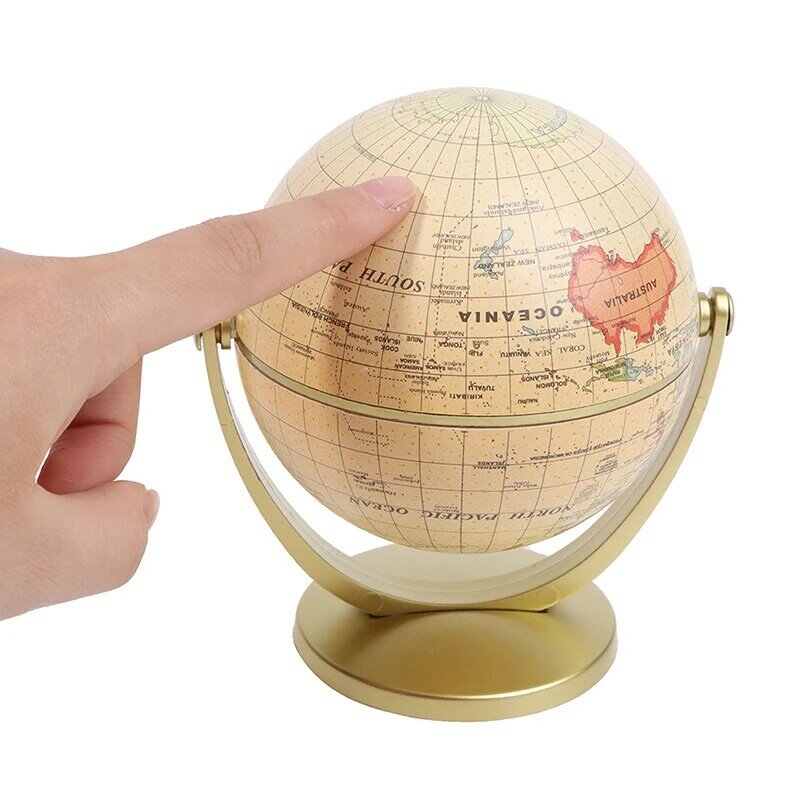지상 지구 글로브 세계 지도 스탠드 포함, 지리 교육 장난감, 집 장식, 사무실 장식, 어린이 선물