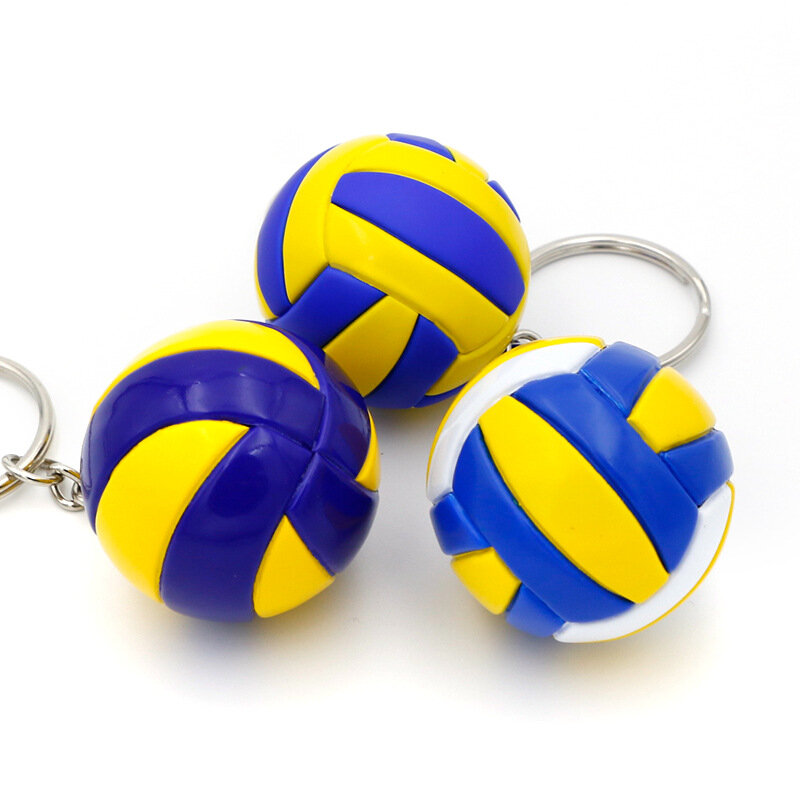 PVC Volleyball Keychain Ornaments Business Volleyball Beach Ball Sport For Players Student Sports Souvenirs Competition Prizes