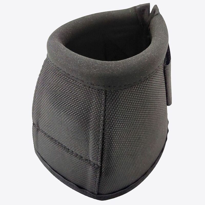 Guarda durável resistente a rasgo dos pés do cavalo, Botas de tecido Oxford, Resistente protetor de pulsos de casco preto