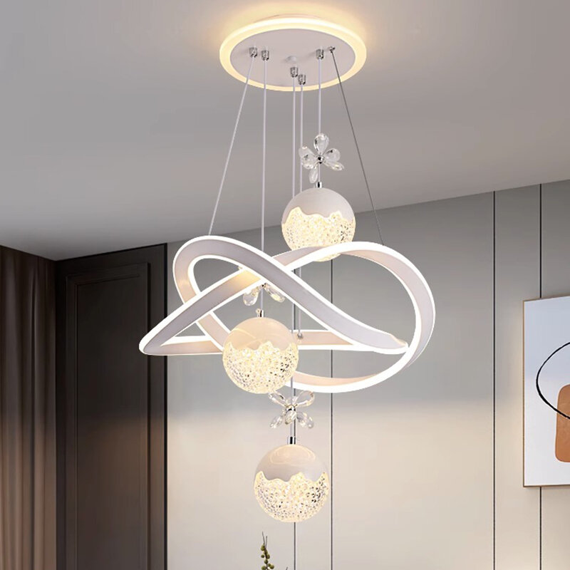 Современные подвесные светильники для столовой, комнатное освещение, потолочная лампа, подвесная светодиодная люстра светильник