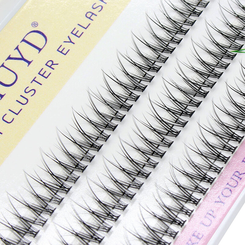 MUYD 120PCS Dovetail Fly Silk Eyelashes V Shape Fish Tail High Quality Individual Lashes Extension Eyelash Makeup
