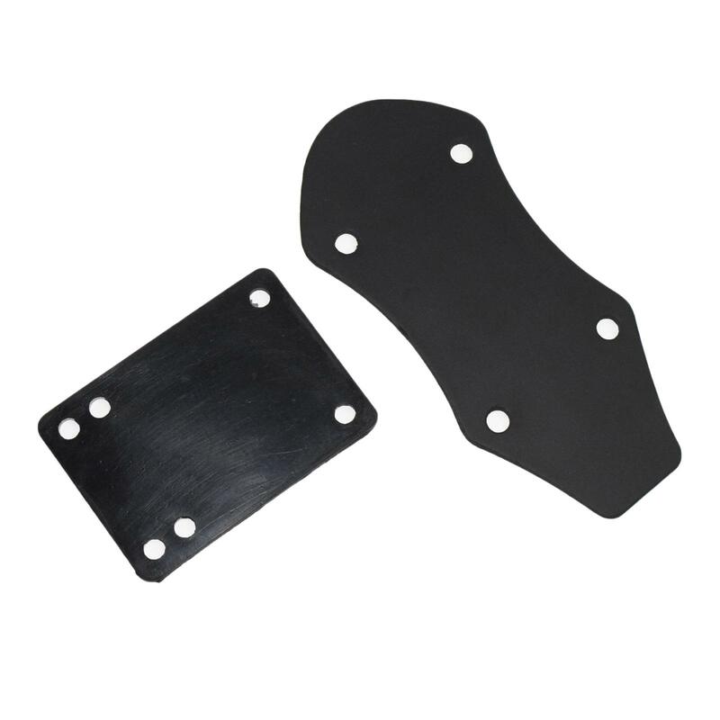 3mm Thickness Skateboard Riser Shock Pads Soft Longboard Shockpads, Set of 2,