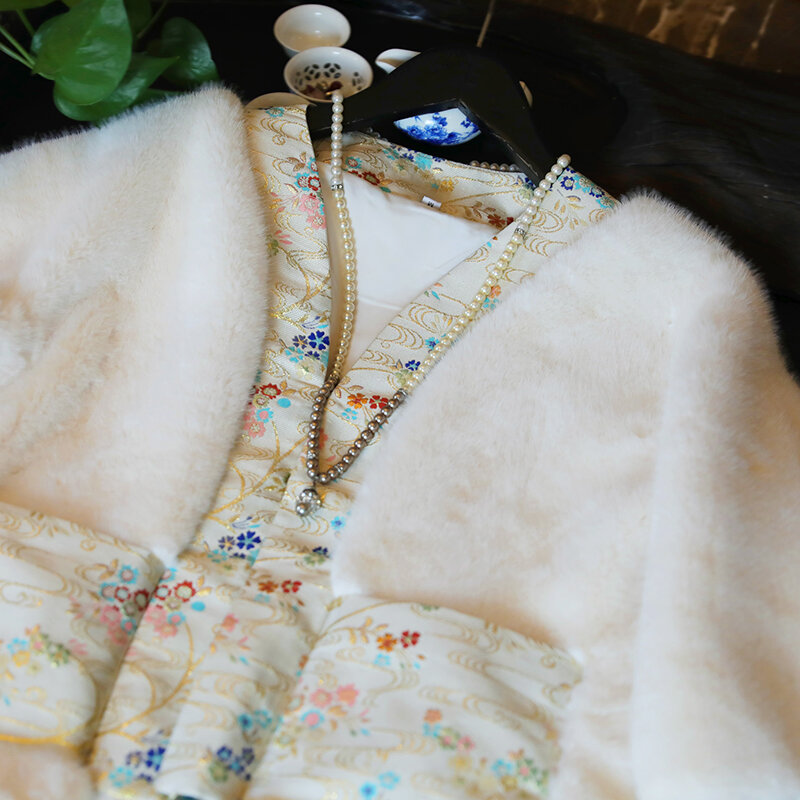 Китайский стиль, улучшенный чонсам, осенне-зимний женский костюм Тан, верхняя одежда, модное короткое хлопковое пальто, куртка