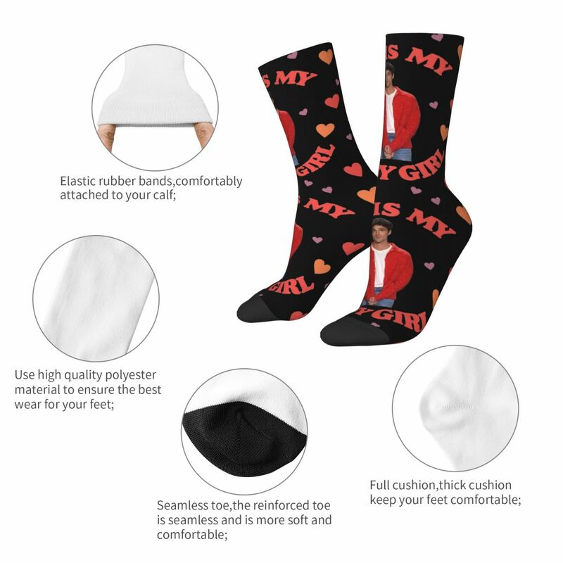 Calcetines de moda para hombre y mujer, medias de estilo Harajuku, para primavera, verano, Otoño e Invierno
