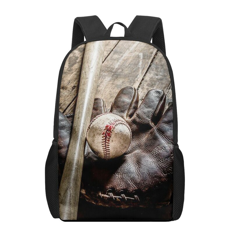 baseball movement 3D Print School Backpack for Boys Girls Teenager Kids Book Bag Casual Shoulder Bags 16Inch Satchel Mochila