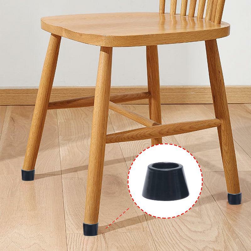 4 stücke Anti-Rutsch-Möbel Beine Füße schwarz Lautsprecher Schrank Bett Tisch Box konische Schock Pad Bodenschutz Möbel Teile