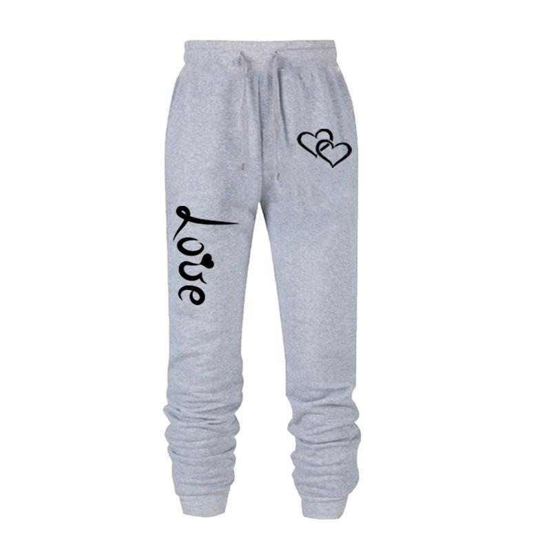 2023 Trending Letter Printed Sweatpants for Women High Quality Loose Cotton Long Pants Jogger Women Casual Fitness Jogging Pants