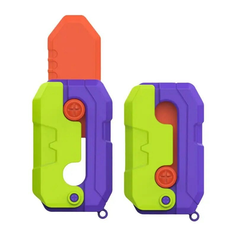Гравитационная игрушка-резак для моркови, 3D фиджет-резак, сенсорные игрушки, Портативная Игрушка для облегчения гнева для путешествий, школы, детей
