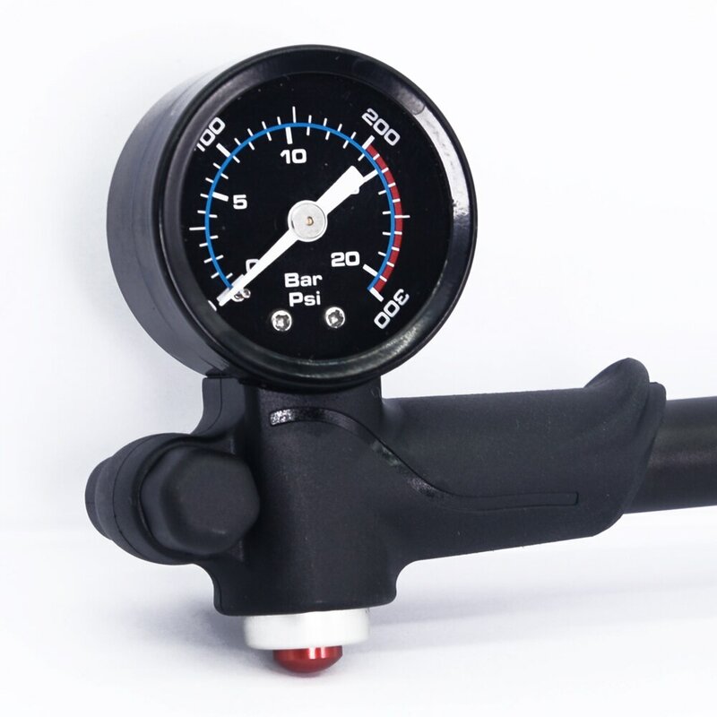 ThinkRider Portable High-pressure 300psi Bike Air Pump with Gauge for Fork & Rear Suspension Shock Absorber Mountain
