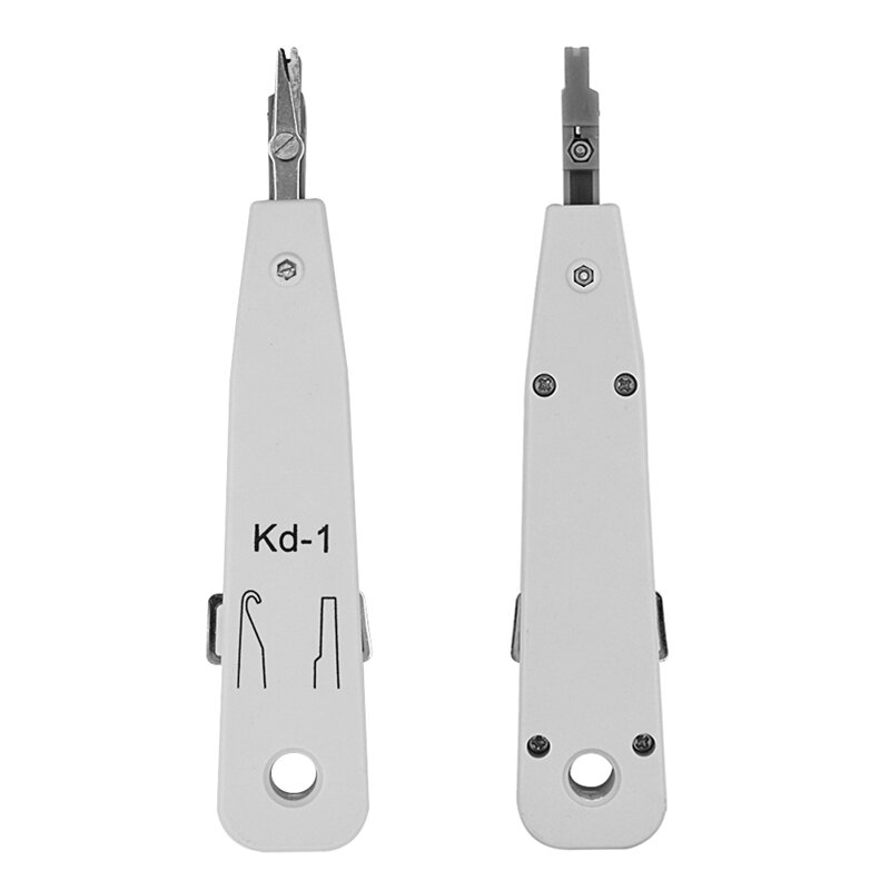 KD-1 네트워크 케이블 와이어 절단 도구, 펀치 다운 임팩트 도구, RJ11 RJ12 RJ45 Cat5 용 2X