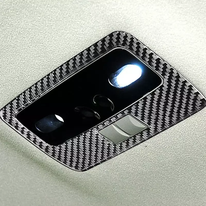 Autocollant décoratif en Fiber de carbone pour Lexus GS 2006 – 2011, accessoires de voiture, lumière de lecture pour siège arrière, cadre, couvercle de panneau