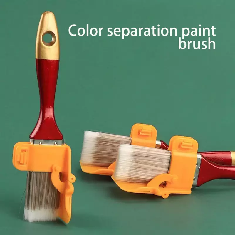 Profissional Edger Paint Brush Tool, multifuncional para casa, parede, quarto Detalhe rolo escova, limpa Edger, 1 conjunto