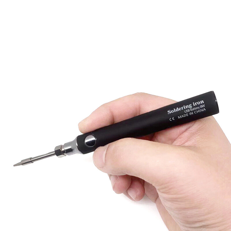 Mini pointe de fer à souder portable sans fil, batterie USB, pointes de soudage pour la réparation, outils de soudage, 1PC