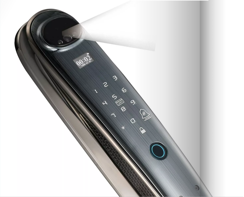 2022 Xhome videocitofono Smart Lock Security entry system Fingerprint Password face scan sblocco automatico con fotocamera WiFi App