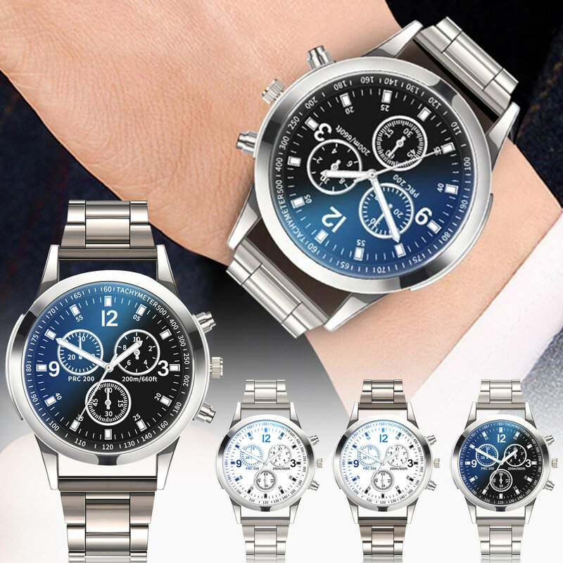 Heren Horloge Prinselijk Quartz Horloges Snart Horloge Voor Man Accurate Waterdichte Mannen Horloge Rvs Relógio Masculinos