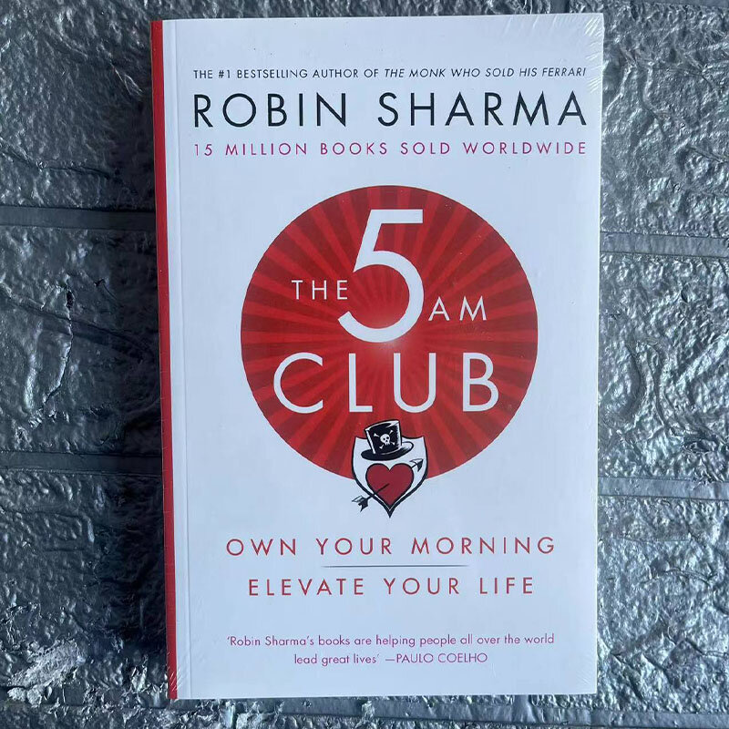 O Clube das 5AM Por Robin Sharma Livro Inglês, Possua Sua Manhã Elevar Sua Vida