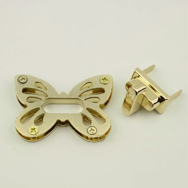 Металлическая Сумка-бабочка с поворотным замком, 1 шт.