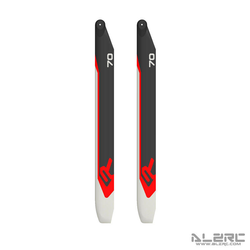 ALZRC Helicopter 3K Carbon Fiber Main Blades 700MM 710MM 720MM for extreme 3D flight