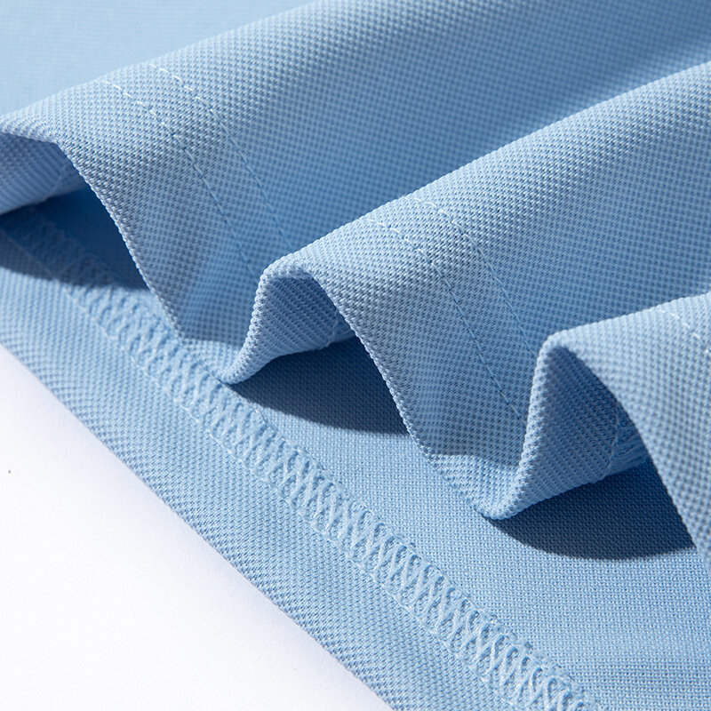Ysc-クラシックなスタイルのメンズ半袖ポロシャツ,純綿のメンズシャツ,通気性と快適性,高品質,2023