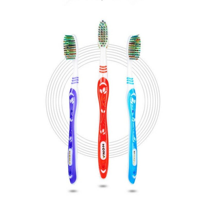 1PCS Toothbrush Whiten Tooth Super Hard Bristles Cross Remove Tongue Plaque Bacteria Smoke Coffee Stains Dental Care Tools