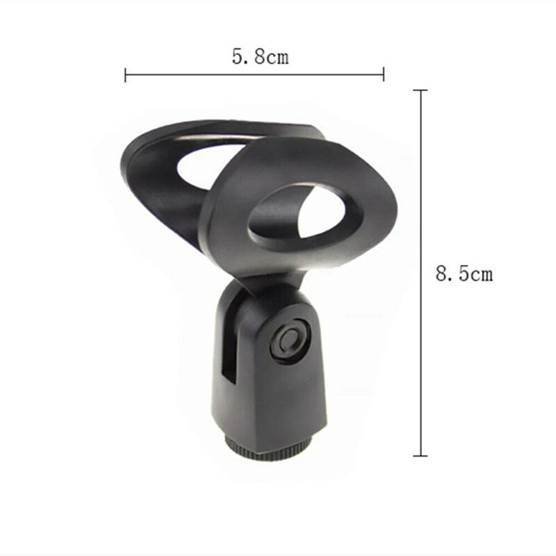 Klip penjepit mikrofon klip dengan penjepit adaptor untuk mikrofon genggam untuk penyangga mikrofon dudukan klip dudukan pemegang