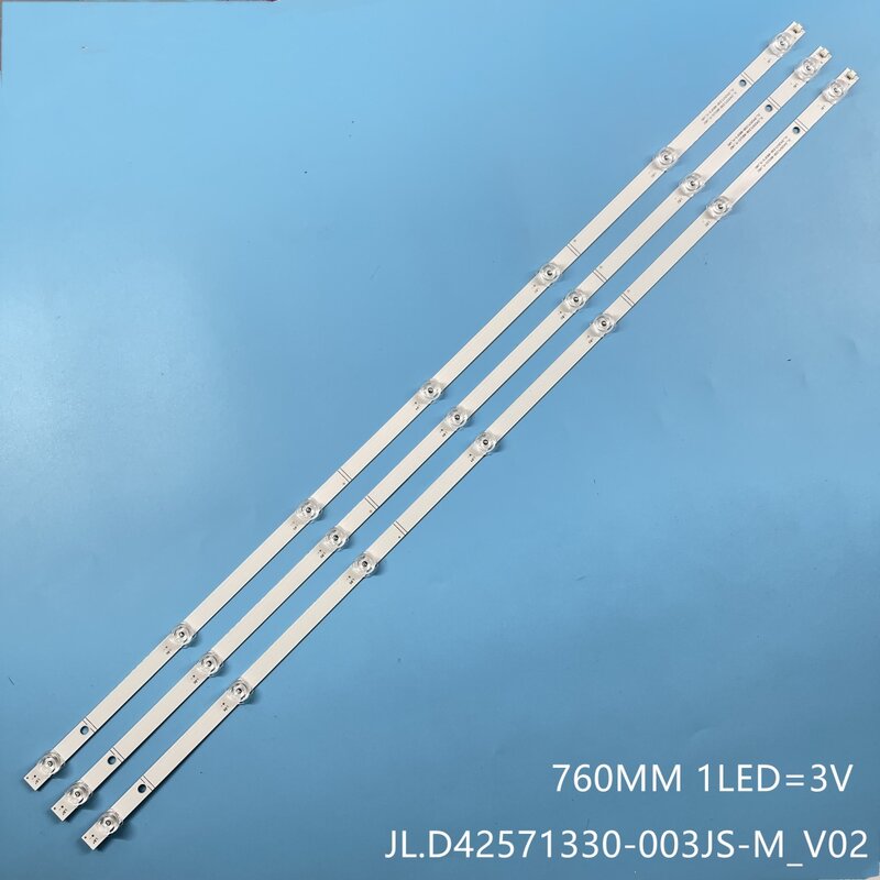 Strip lampu latar LED untuk strip H43BE7000 H43B7100 HL HL 43J802 JL.D42571330-003FS-M-V01