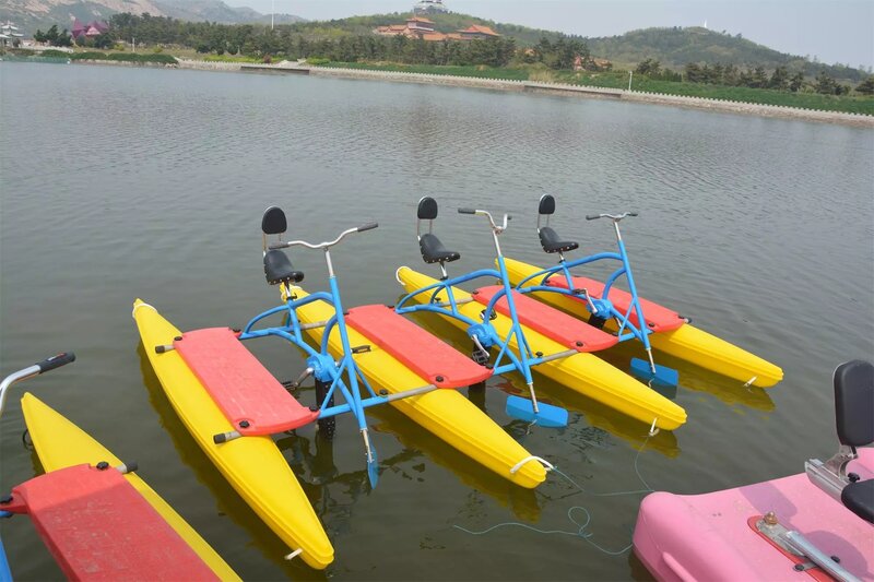 Barcos de Pedal para bicicleta de agua, venta al por mayor, individual o doble