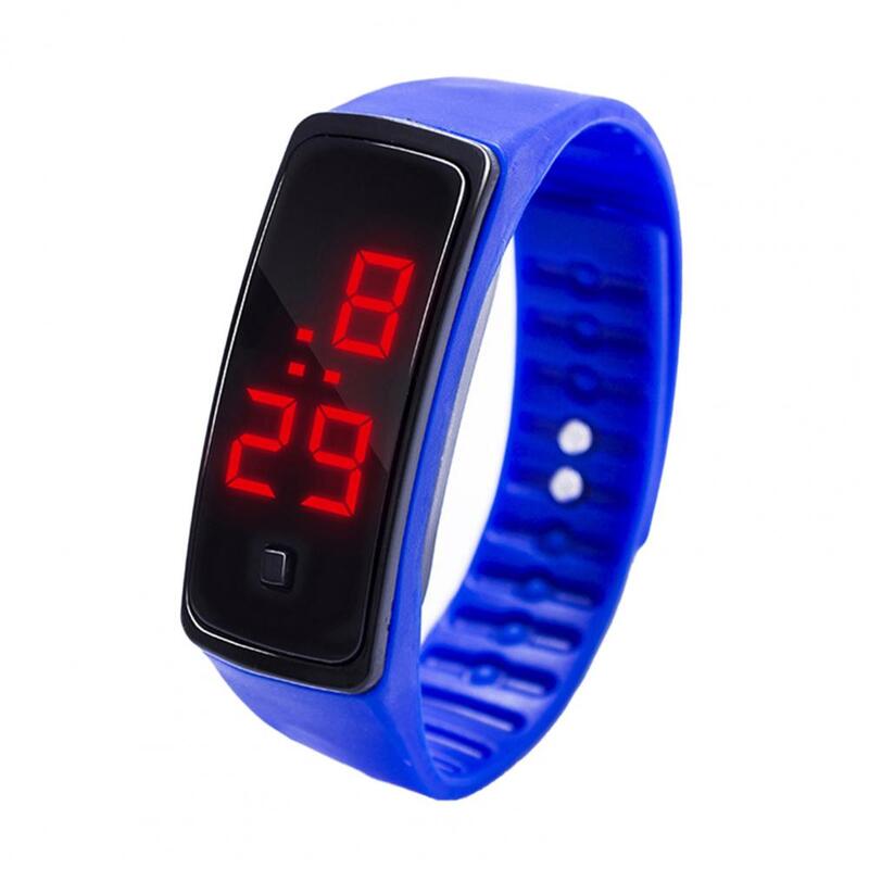 20cm Electronic Digital Wrist Watch Waterproof LED Backlight Sports Watch LED Digital Watches Cartoon Student Kid Watch Bracelet