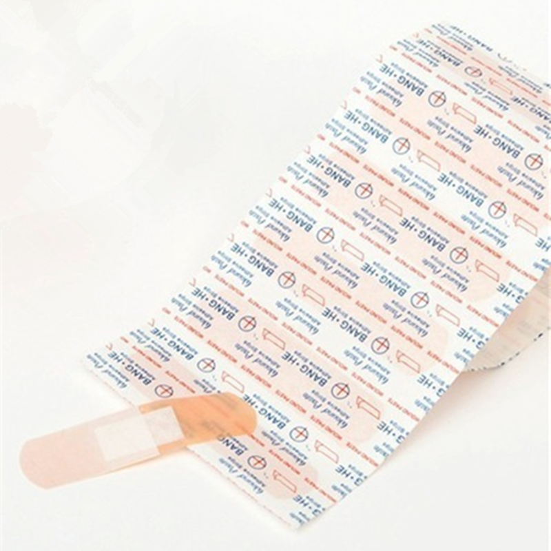 100 Stück/Packung Verband Gipsband Erste-Hilfe-Kits selbst klebende elastische Wickel Wunde Hämostase Aufkleber niedlichen Bandaids