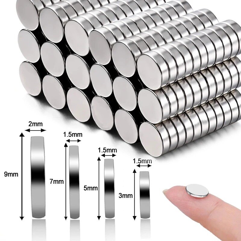 Kleine runde Magnete starker magnetischer Neodym-Mini-Säulen magnet für Whiteboard-Kühlschrank Leistungs starkes, langlebiges Mehrzweck-DIY-Handwerk