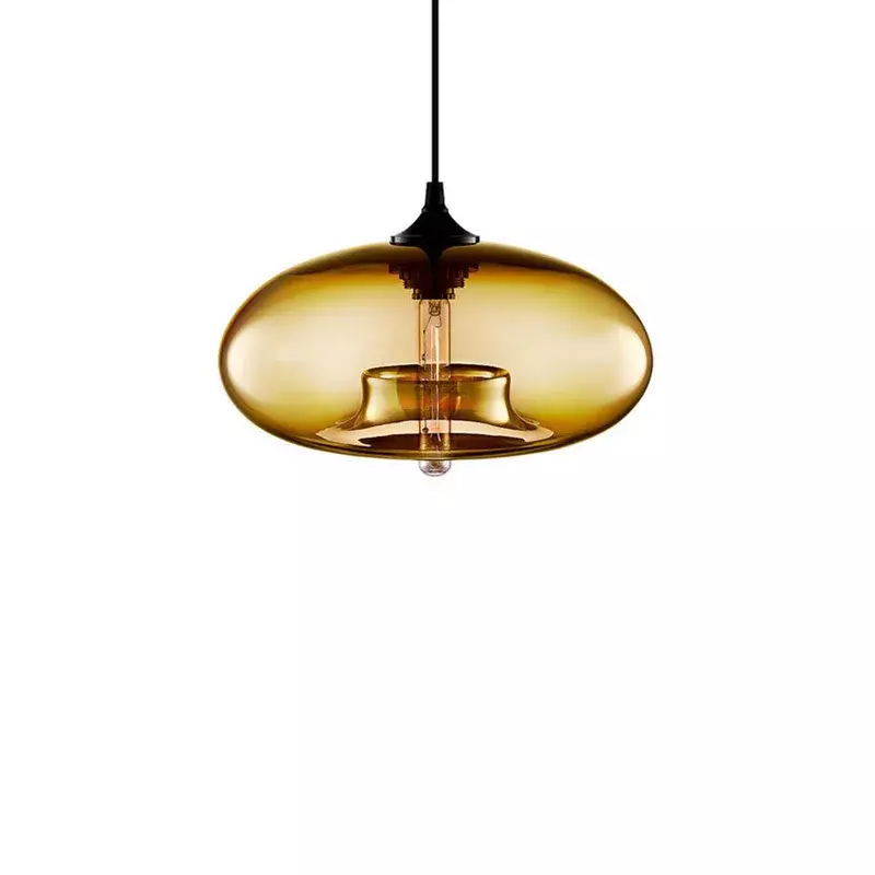 Klarglas Pendel leuchte Kunst modernen Stil Beleuchtung kreative Schlafzimmer Kronleuchter Wohnzimmer hängen Glanz LED Leuchte 2024