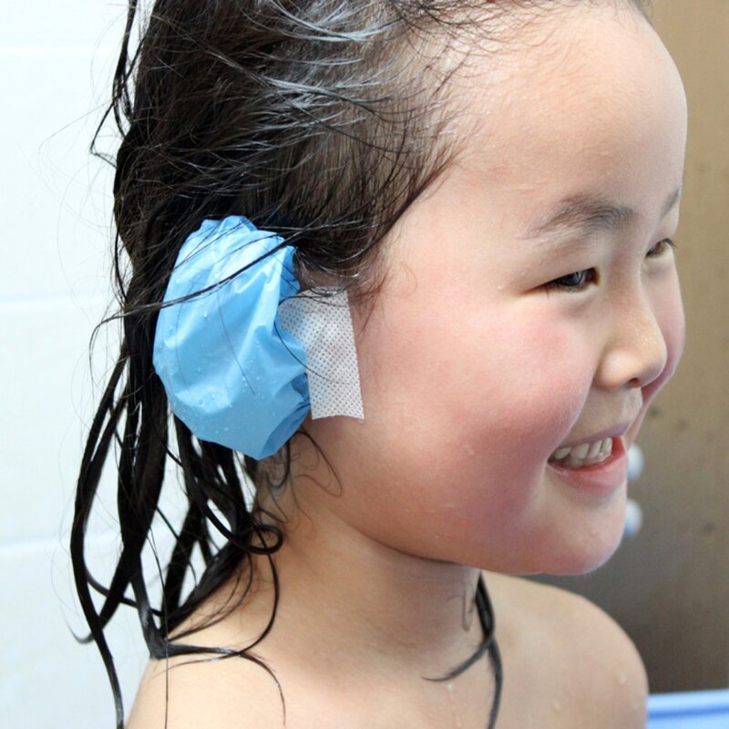 Girls&Boys Hair Coloring Baby Children Bath Shower Shampoo Waterproof Earmuffs Ear Protector Cover Caps Earflaps Ear Muffs