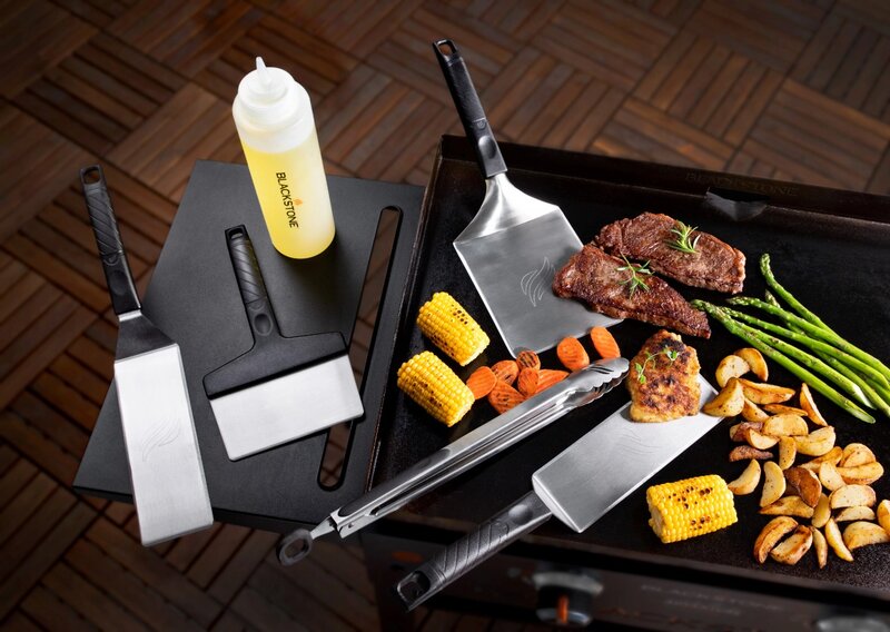 Deluxe Stainless Steel 6-Piece Spatula Griddle Set