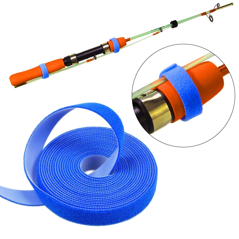 1 рулон, держатель для удочки, ремешок, подтяжки, застежка на крючок, петля, галстук, ремень для обвязки удочки, обвязка для удочки, наружный инструмент для рыбы