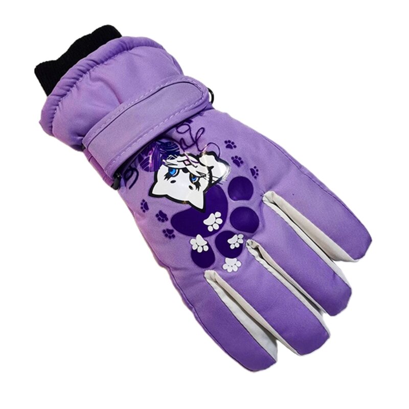 Kids Ski Gloves Waterproof Winter Snow Gloves Mittens Fit Both Boys & Girls