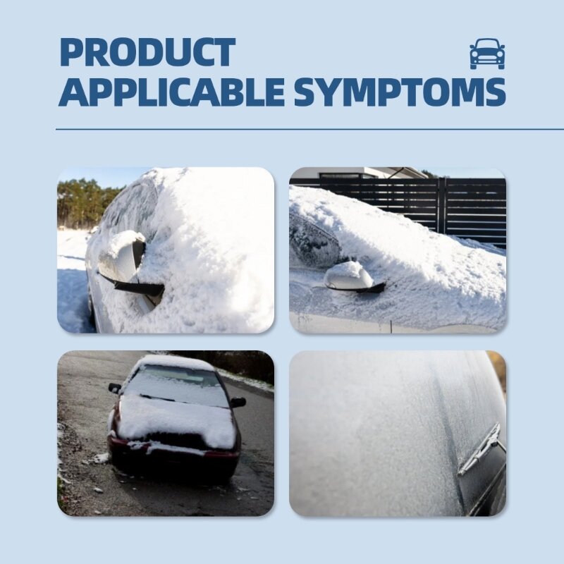 Zimowa ozdoba przeciw zamarzaniu samochodu Elektromagnetyczne molekularne usuwanie śniegu przedniej szyby