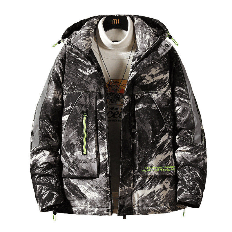男性用の秋冬フード付きジャケット,暖かい,ブランドの衣類,直送,カジュアル,コート,特別オファー