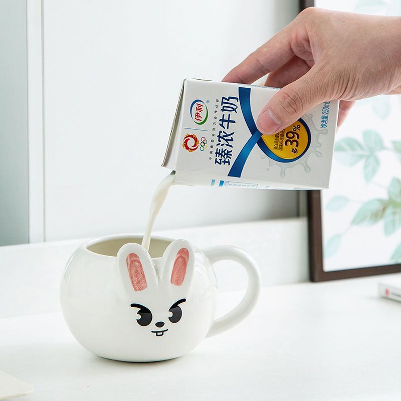 480ml streunende Kinder kawaii Keramik Tasse niedlichen Cartoon Figur 3d Tassen für Wasser Milch Kaffee große Kapazität DIY kreative Geschenke für Fans