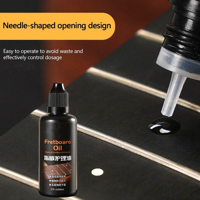 Fingerboard Cleaner Lemon Oil Care For Fingerboard Portable Guitar Cleaning Polish And Oil Care Kit For Fingerboard And Guitar