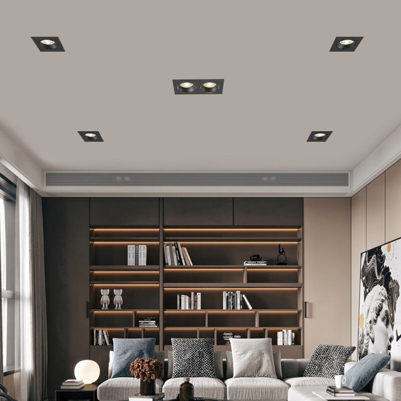 Dimmable LED Recesso Downlights Quarto Led Holofotes Lâmpadas De Teto COB Luz Embutida para Iluminação Interior 220V