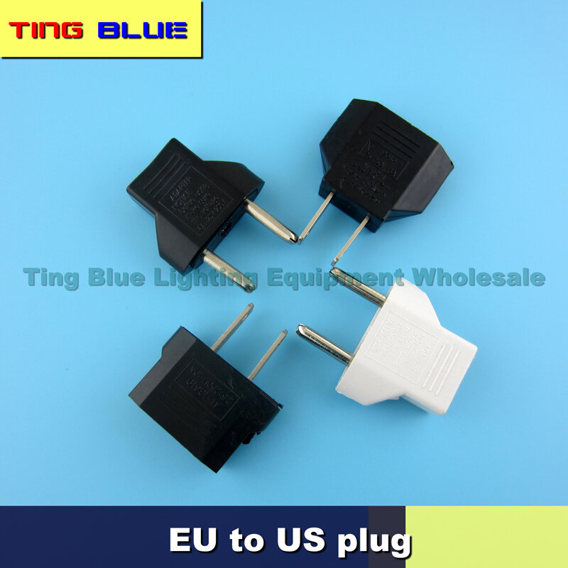 (20pcs) plug conversor UE para EUA 100-250V