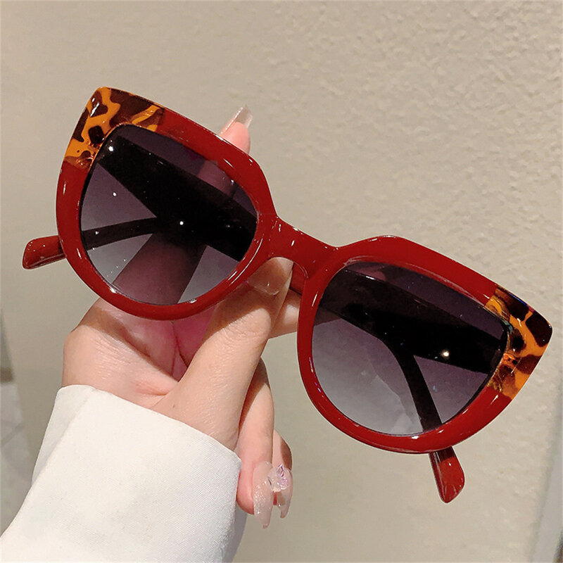 Vintage Cat Eye Sunglasses Woman Brand Designer Retro Mirror Sun Glasses Female Eyewear Fashion Driving Shades Oculos De Sol