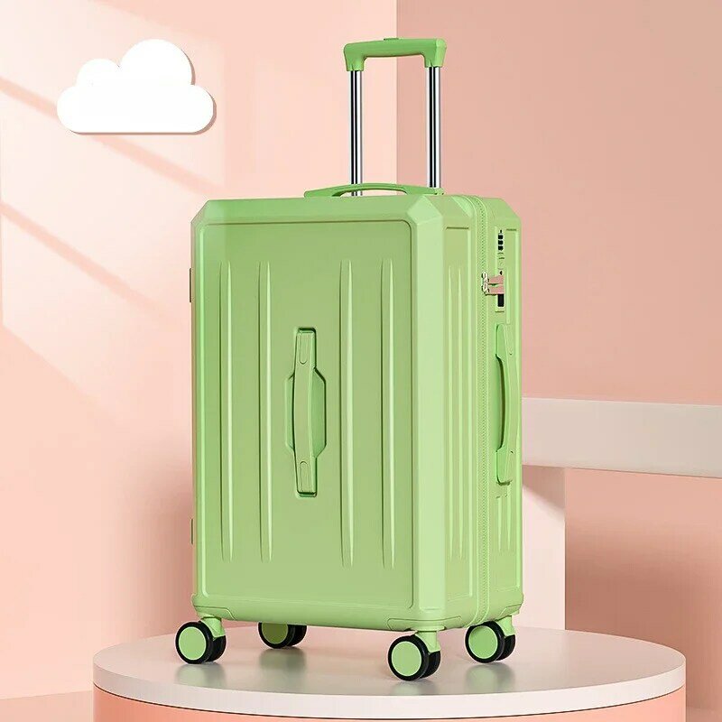 Bagaż na kółkach walizka podróżna unisex pudełko na kółkach 20 24. walizka o dużej pojemności podróż na pokład hasło walizka uchwyt na kubek