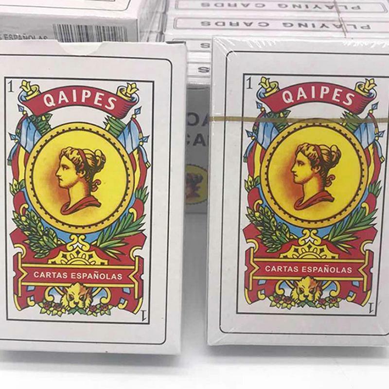 재미있는 스페인어 포커 게임 카드, 스페인어 놀이 카드, 방수 50 장 데크, 가족 파티 보드 게임, 파티 플레이용 매직 카드