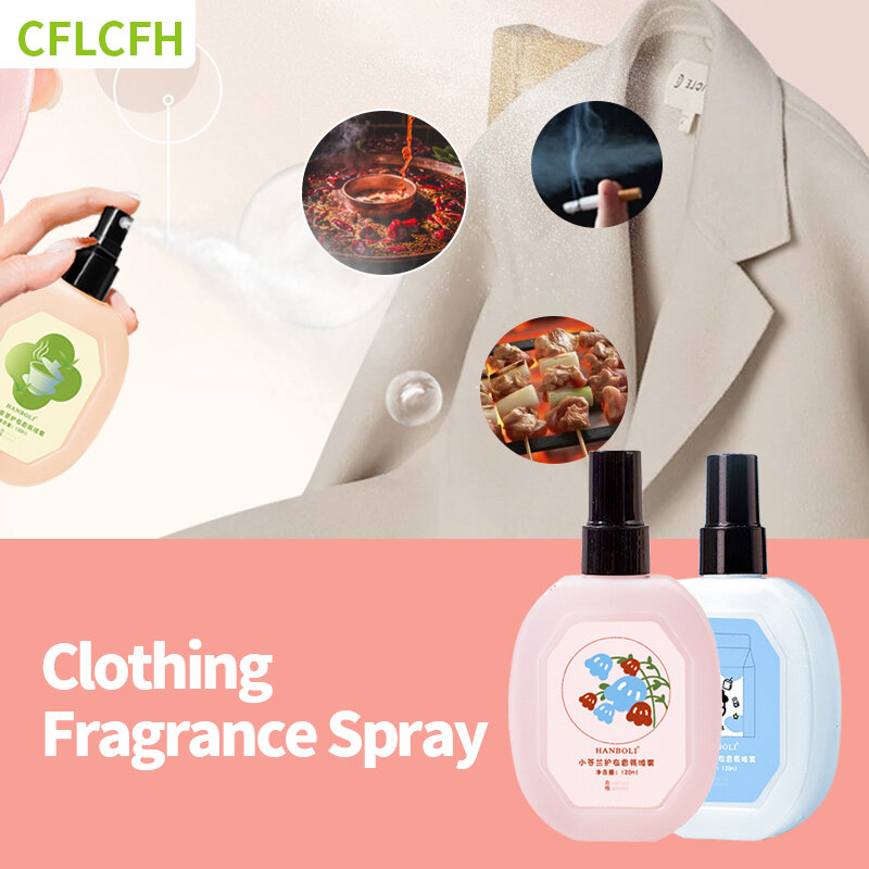 Clothes Perfume Spray Freshener Mite Wardrobe Closet Fresh Deodorant Remover Men Women Clothing Fragrance Scent Long Last 120Ml